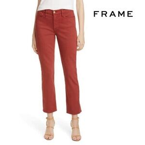 FRAME Le High Straight Jeans